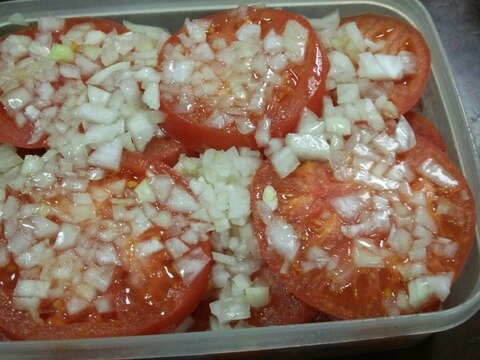作り置き料理:野菜/ばあばのトマトマリネ